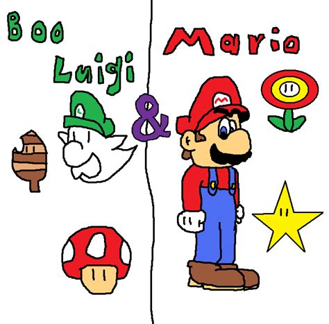 Mario And Boo Luigi By Mariofan12ify On Deviantart