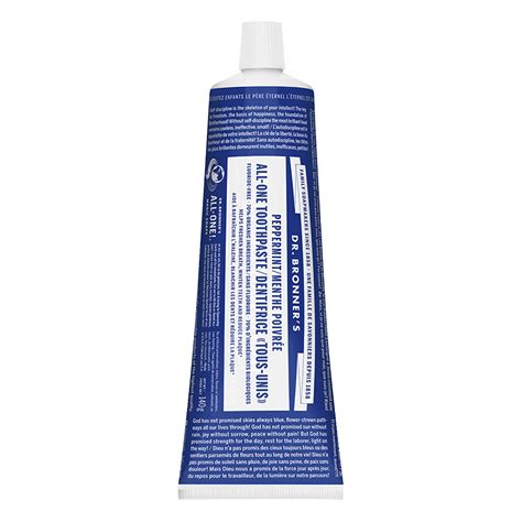 Dr Bronner S All One Toothpaste Peppermint 140g London Drugs