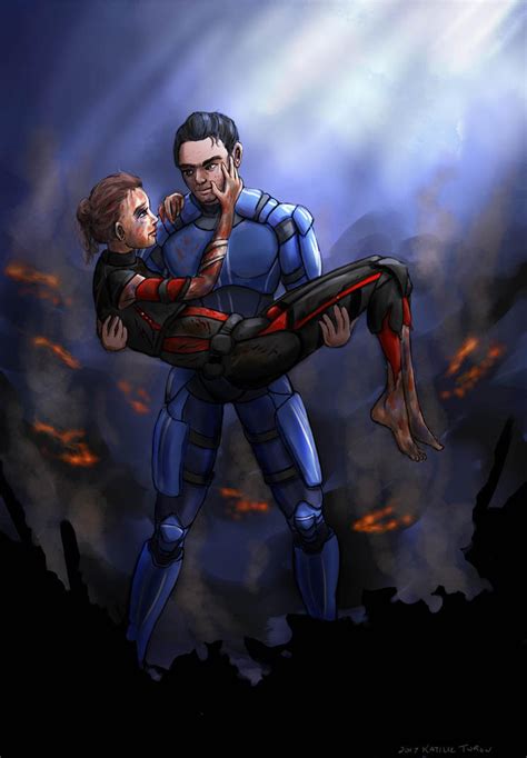 Mass Effect Shepard And Kaidan By Adkkitty On Deviantart