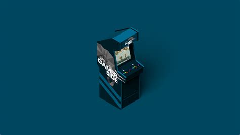 Gamerside Arcade Gaming Minimalist 4k Wallpaperhd Games Wallpapers4k