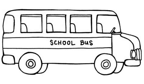 Bus Coloring Sheet For Preschool Coloring Pages