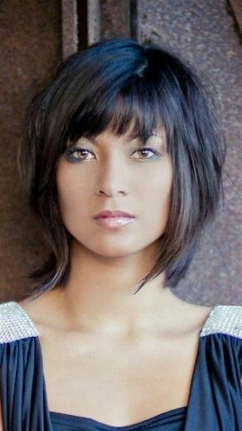 Out Of This World Short To Medium Bob Hairstyles With Bangs