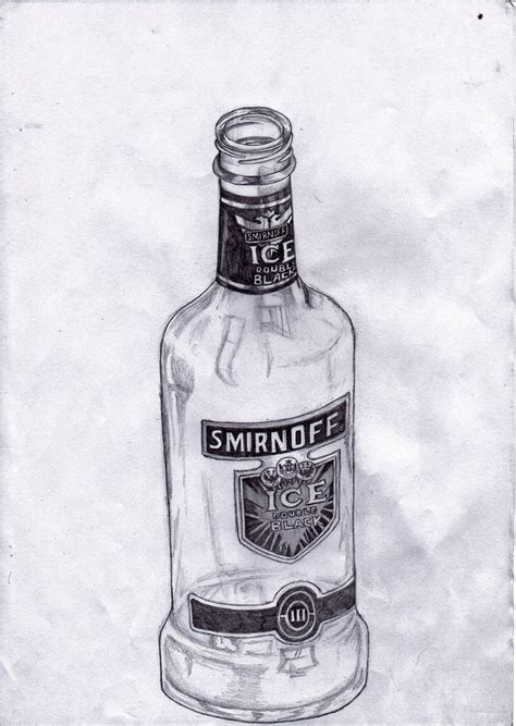 Vodka Bottle Drawing At Explore Collection Of