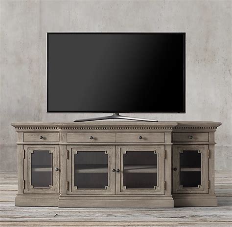St James Glass 80 Media Console