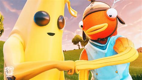 Peely And Fishstick Become Best Friends A Fortnite Short Film Youtube