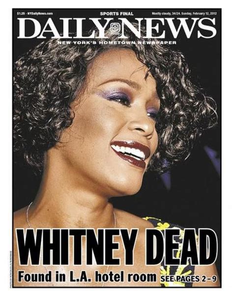 Whitney Houston Died Age 48 Years 1963 2012