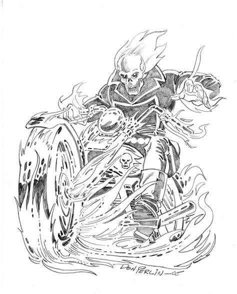 Ghost Rider Drawing At Getdrawings Free Download