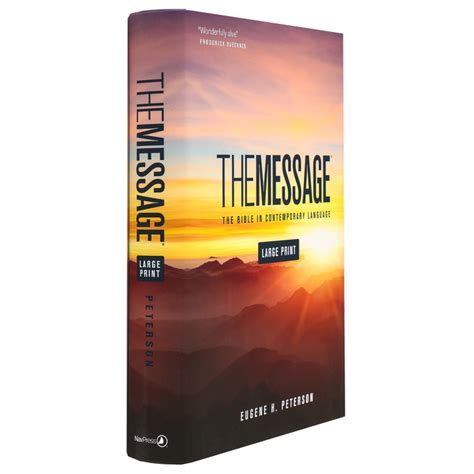 Msg The Message Large Print Bible Hardcover Mardel 9781576838457
