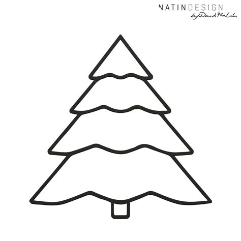 Die schablonen werden beispielsweise im cuttlebug verwendet., hersteller: NATINDESIGN - Wandholz Tannenbaum lasiert