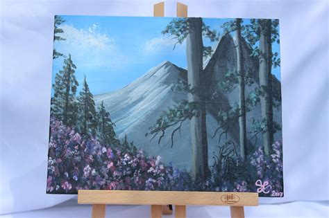 Mountain Hike -- SOLD | Mountain hiking, Mountain scene, Painting