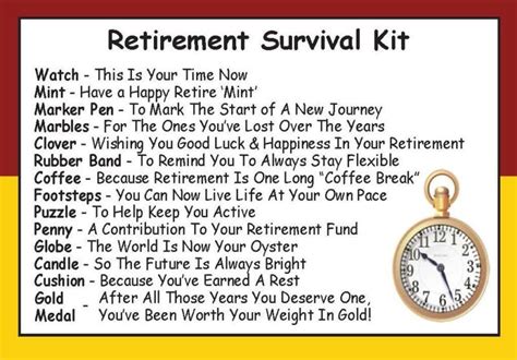 Details About Retirement Survival Kit In A Can Novelty T Fun