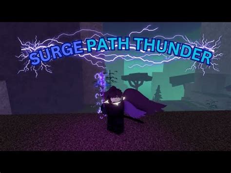 Ultimate Surge Path Thunder Build Deepwoken Youtube