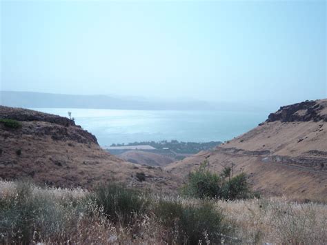 Sea Of Galilee From The Golan Golan Heights Sea Of Galilee Easter