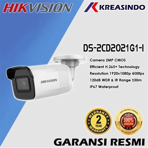 Jual HIKVISION DS 2CD2021G1 I Smart IPCAM IP Camera Wifi CCTV 2MP