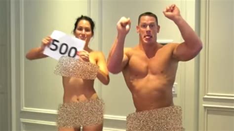 Nikki Bellaand John Cenaget Naked To Celebrate K Followers In This Hilarious Video Maxim