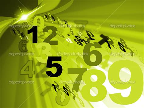 Counting Mathematics Represents Number Design And Numerical Stock Photo
