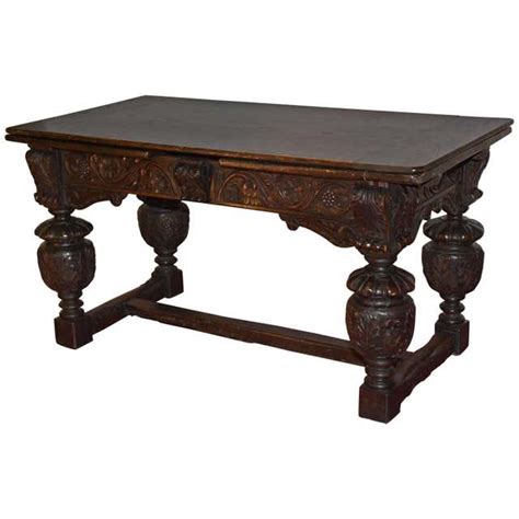 18th C English Jacobean Library Table At 1stdibs