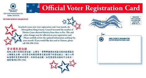 Card issued by the motor vehicle division (mvd) you may update your voter registration online. Updated registration cards in the mail: King County ...