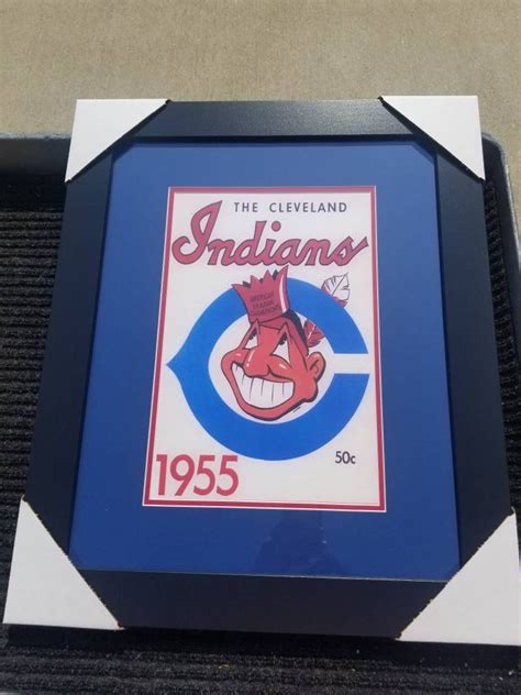 Vintage Chief Wahoo Pic195520x24big Picture Etsy
