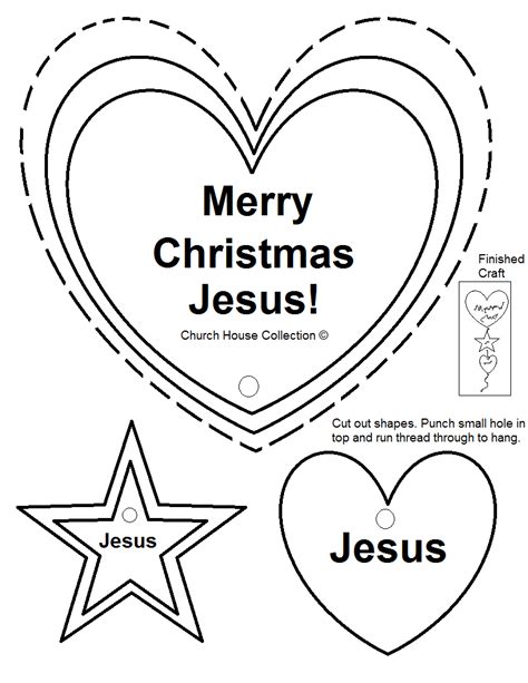 Church House Collection Blog Merry Christmas Jesus Cut Out Crafts For