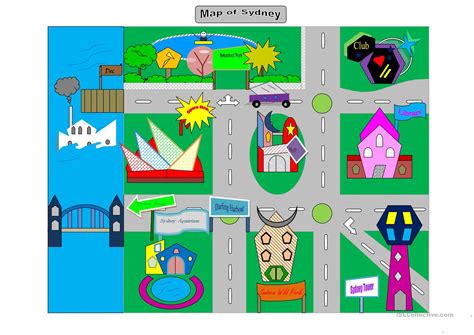 Map of Sydney worksheet - Free ESL printable worksheets made by teachers