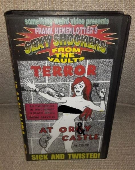 Terror At Orgy Castle Vhs Something Weird Video Etsy