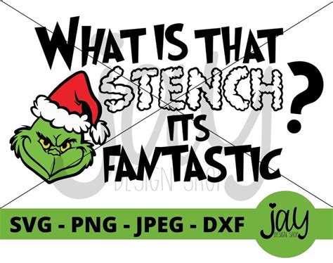 Grinch Svg Stink Svg What Is That Stench Cut File Etsy Canada