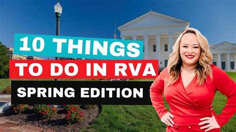 10 Things To Do In Rva In The Spring Youtube