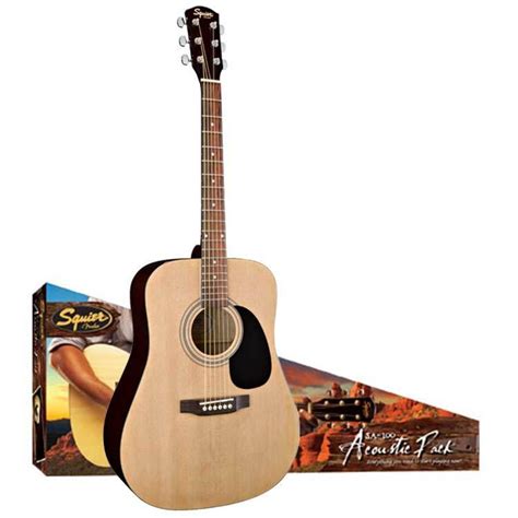 Squier Sa 100 Acoustic Guitar Pack At Gear4music