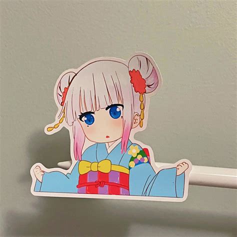 Kobayashi Dragon Maid Sticker Set Kanna Anime Sticker Set Etsy
