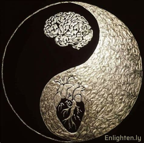 Head And Heart Yin Yang Yin Yang Art Yin Yang Tattoos Yin Yang