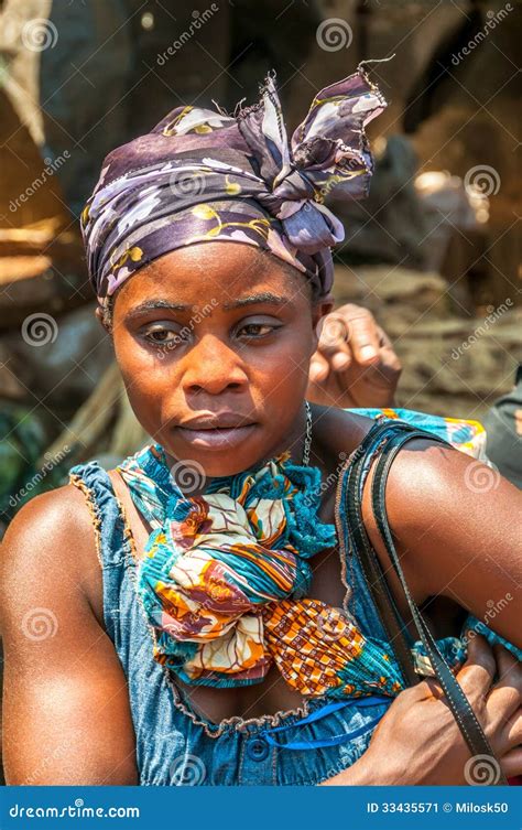 Woman From Zambia Editorial Photo Image Of Colorfull 33435571