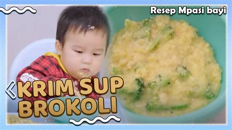 Gunakan blender, bubuhkan sup brokoli sampai halus. Resep MPASI : Krim Sup Brokoli - louissescarlett.com