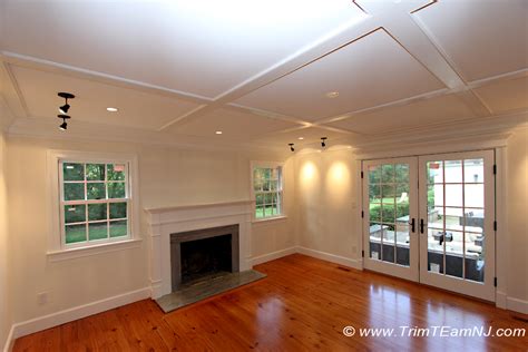 Coffered Ceilings And Beams Trim Team Woodworking Molding And