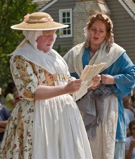 Williamsburg Reenactors 18th Century Clothing American Revolution