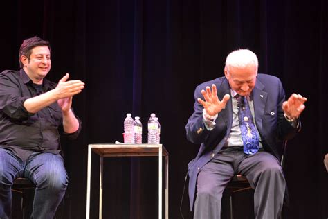 Special Guest Buzz Aldrin Takes A Bow From His Seat To Eugene Mirmans