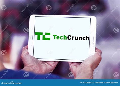 Techcrunch Technology Company Logo Editorial Photography Image Of
