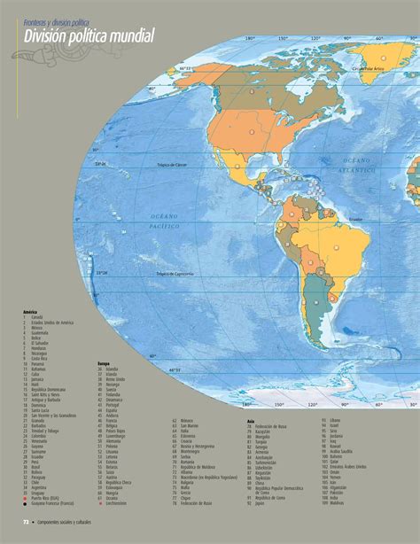 Atlas De Geografia Del Mundo 6 Grado Libros Favorito