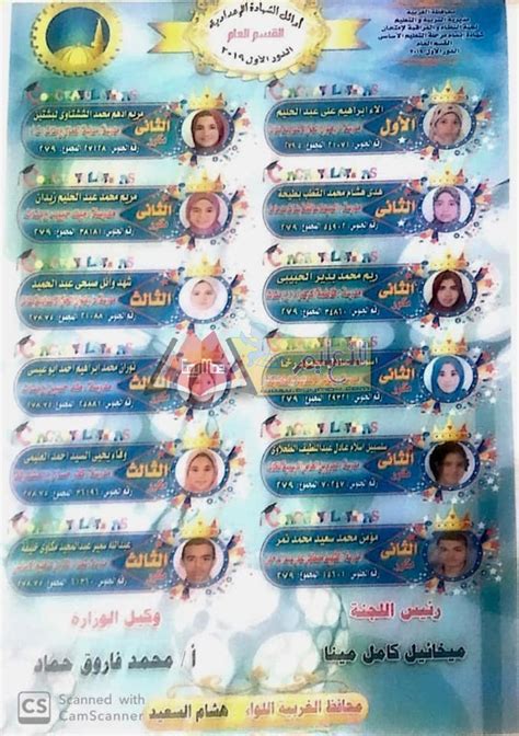 يمكن لجميع الموظفين التابعين لقطاع التربية لولاية سوق الاطلاع على ارصدتهم وحساباتهم مباشرة من موقعنا. ننشر أوائل الشهادة الإعدادية بالغربية 2019