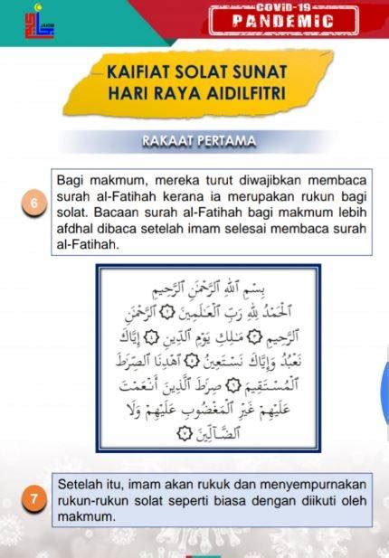 Ringkasan amalan di hari raya. Panduan Solat Sunat Hari Raya Aidilfitri & Di Rumah Dari ...