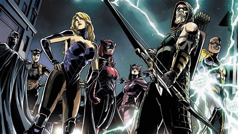 Download Green Arrow And Black Canary Wallpaper