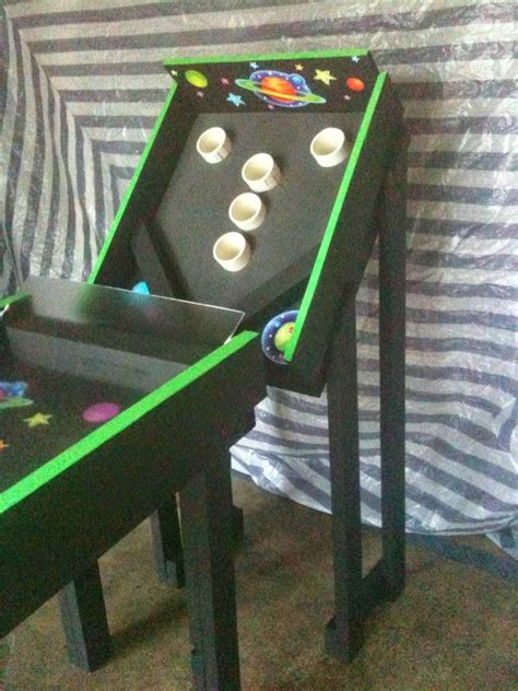 Diy cardboard skee ball machine. because I'm crafty like that.: My DIY Skee Ball Game