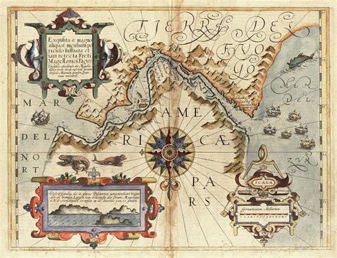 Strait Of Magellan Photograph By Library Of Congress Geography And Map