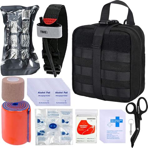 Tactical Emergency First Aid Kit MOLLE Admin Pouch IFAK Wound Dressing