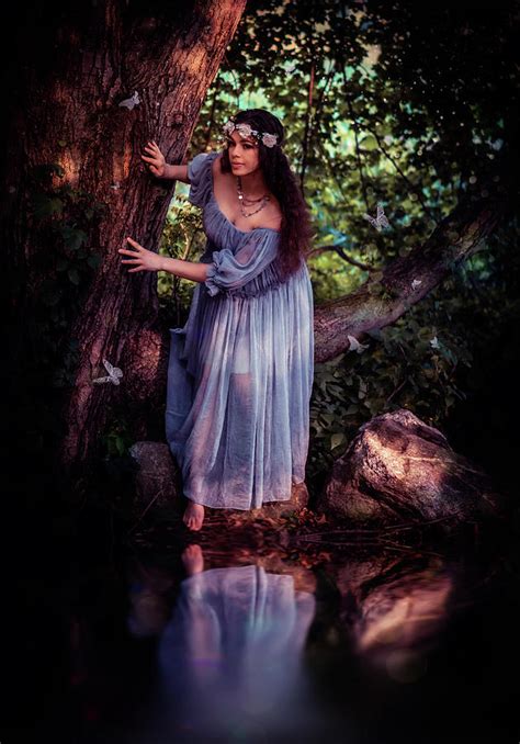 Fairy In The Woods 1 Digital Art By Lilia D Fine Art America