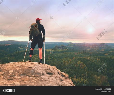 Man Hiker Wearing Image And Photo Free Trial Bigstock