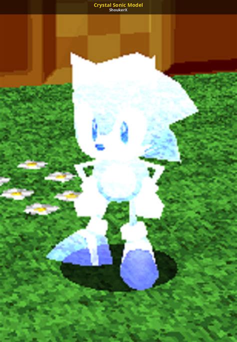 Crystal Sonic Model Sonic Robo Blast 2 Mods