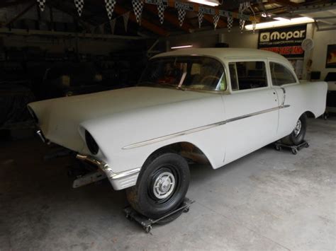 1956 56 Chevy Chevrolet 150 2 Door Sedan Survivor Barn Find Rat Rod Gasser