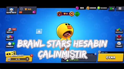 Brawl Stars Hesabim Çalininca Ben😁😁 Shorts Youtube