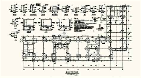 2d Rcc Pile Foundation Footing Design Autocad File Cadbull